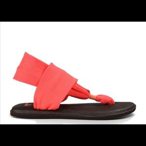 Sanuk Yoga Sling 2 Coral Sandal